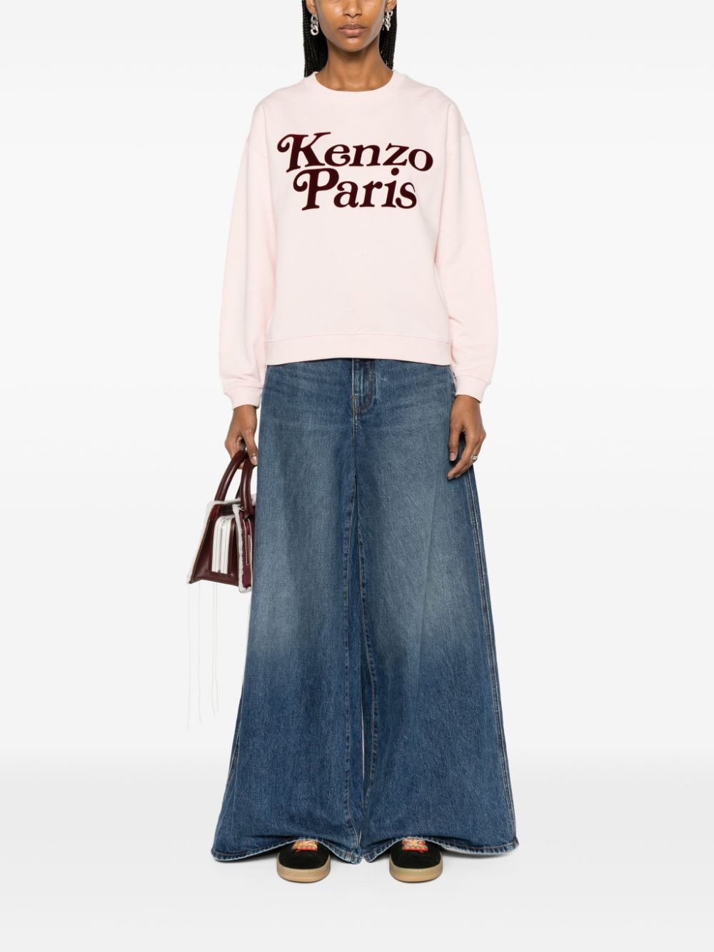 Verdy flocked-logo sweatshirt FE52SW1274MF 34 KENZO 