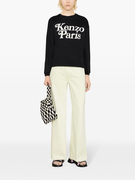 x Verdy flocked-logo sweatshirt FE52SW1274MF 99 KENZO 