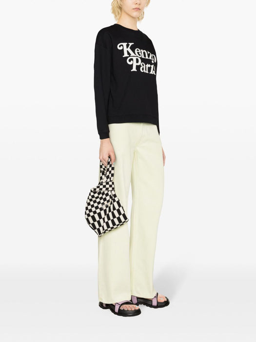 x Verdy flocked-logo sweatshirt FE52SW1274MF 99 KENZO 