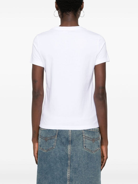 logo-print cotton T-shirt FE52TS1114SO 01 KENZO 