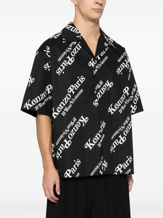 Kenzo By Verdy logo-print shirt FE55CH1119P4 99 KENZO 