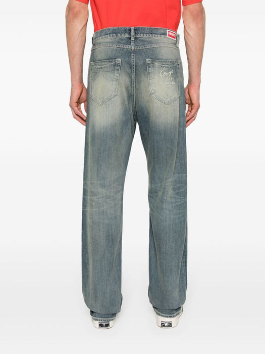 Bara cropped jeans FE55DP3316I7 DY KENZO 