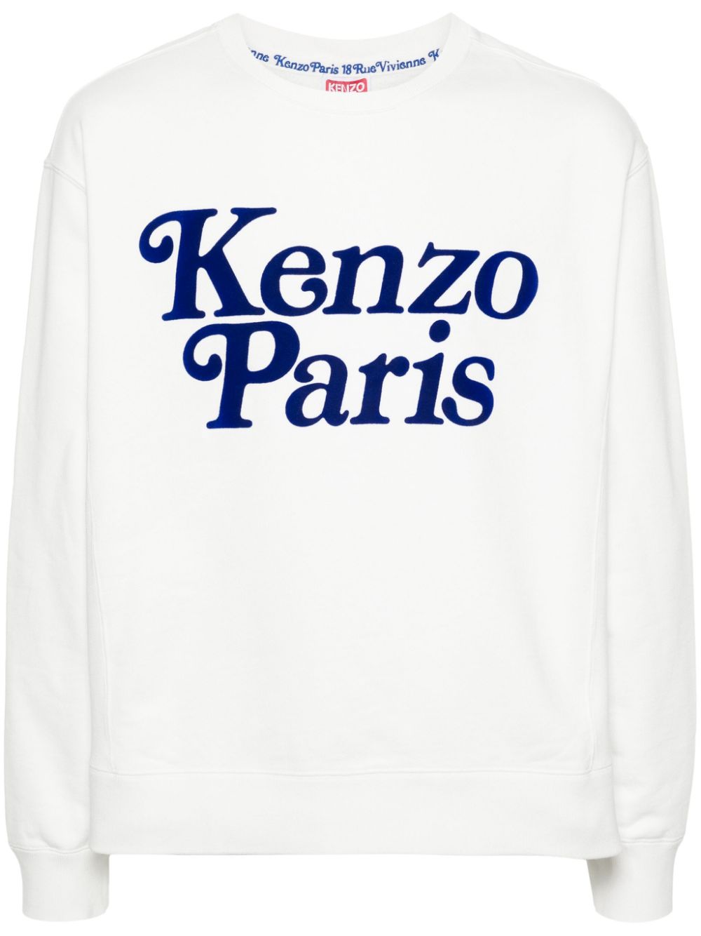 x Verdy flocked-logo sweatshirt FE55SW1464MG 02 KENZO 