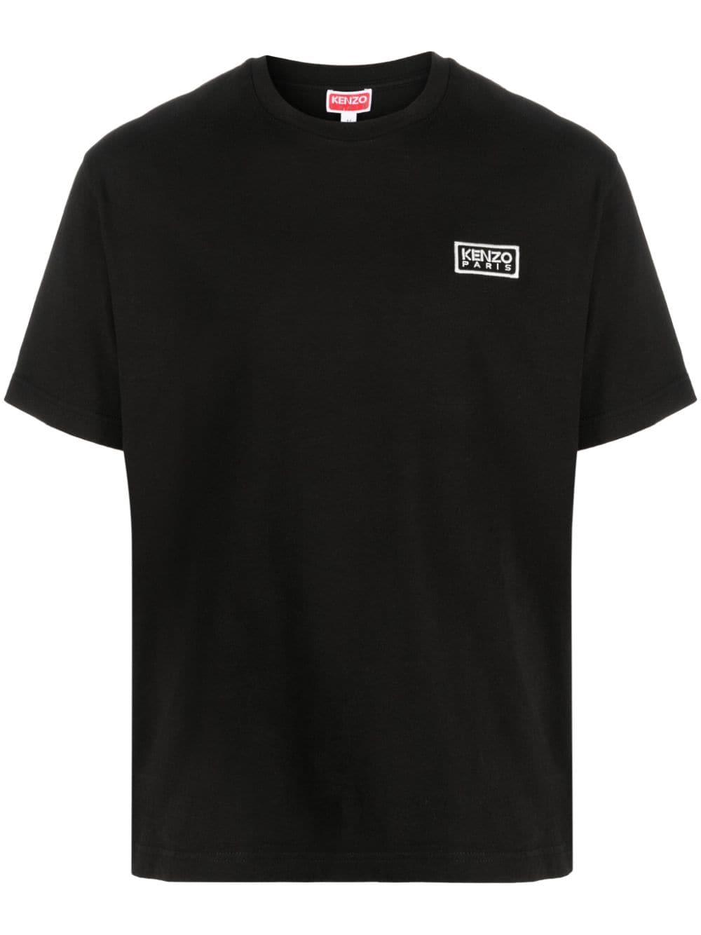 logo-embroidered cotton T-shirt FE55TS1844SG 99J KENZO 