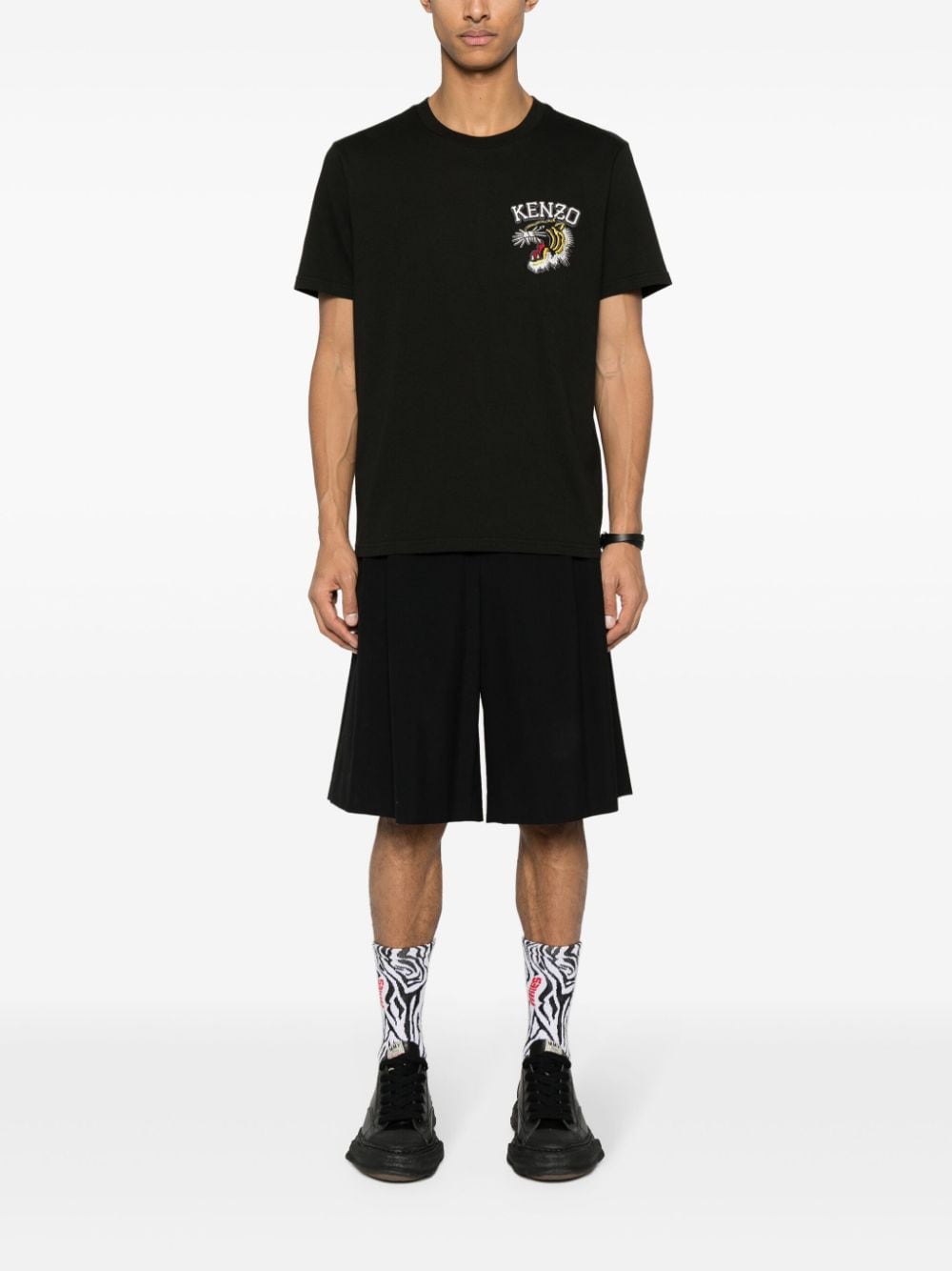 Varsity Jungle cotton T-shirt FE55TS1864SG 99J KENZO 