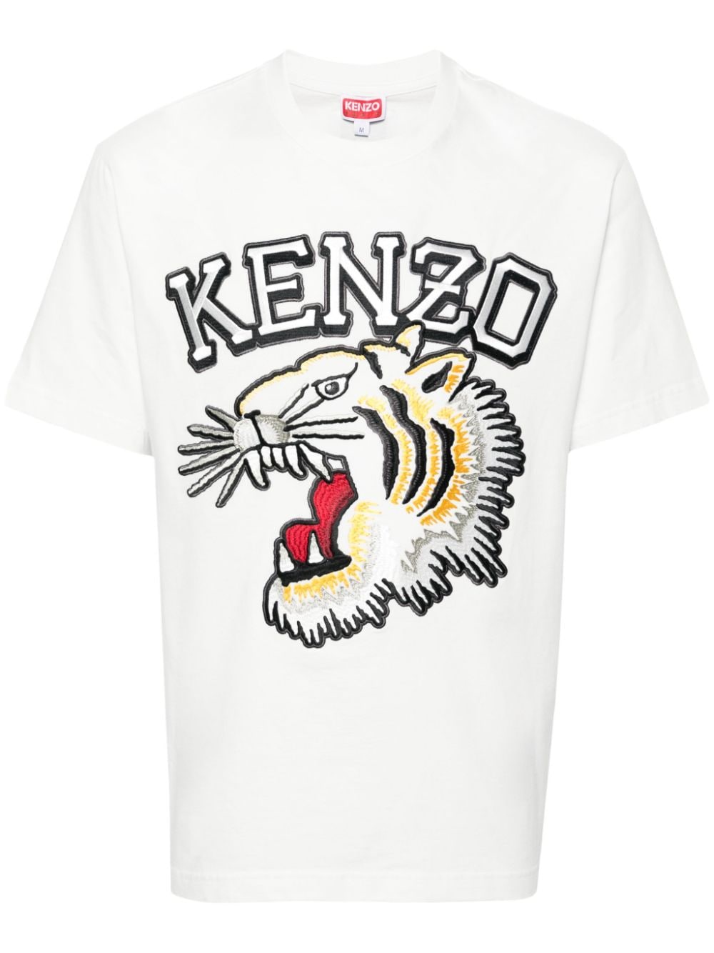 Tiger Varsity cotton T-shirt FE55TS1874SG 02 KENZO 