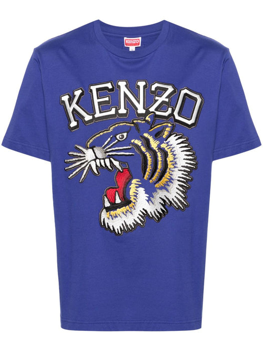 Tiger Varsity cotton T-shirt FE55TS1874SG 75 KENZO 