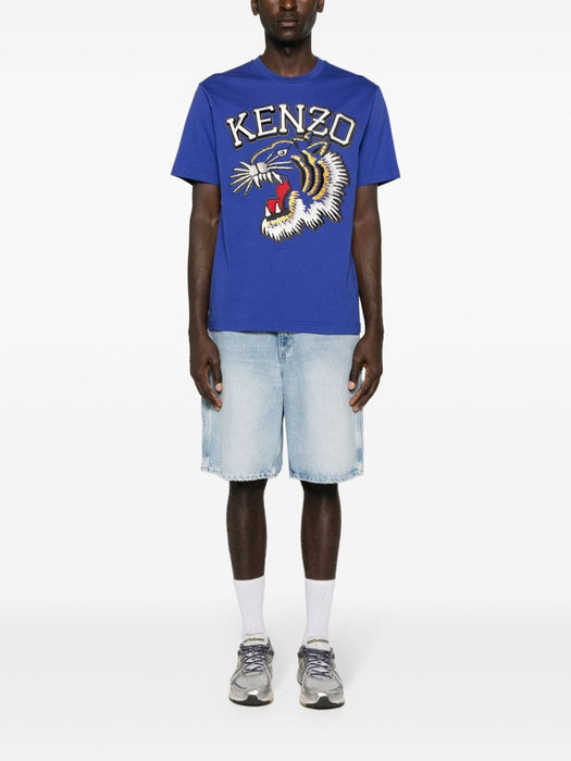Tiger Varsity cotton T-shirt FE55TS1874SG 75 KENZO 