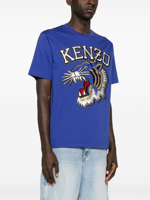 Tiger Varsity cotton T-shirt FE55TS1874SG 75 KENZO 
