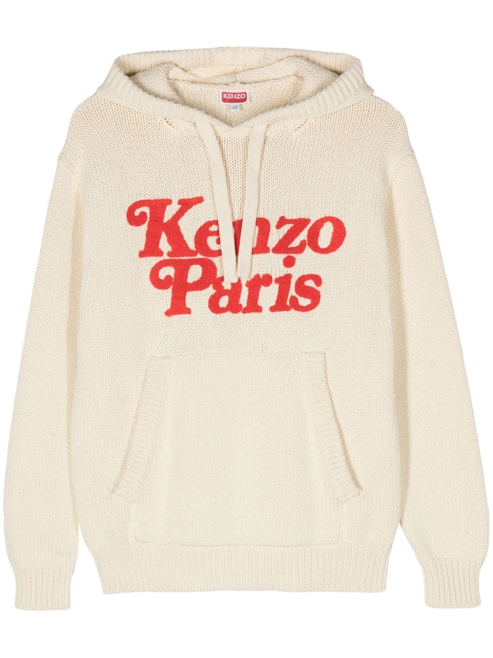 x Verdy chunky-knit hooded jumper FE58PU0113BE 02 KENZO 