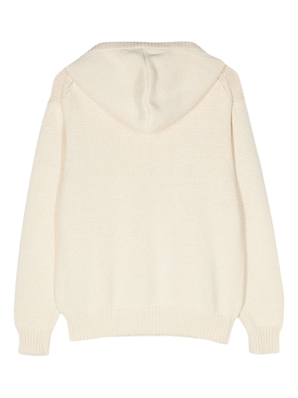 x Verdy chunky-knit hooded jumper FE58PU0113BE 02 KENZO 