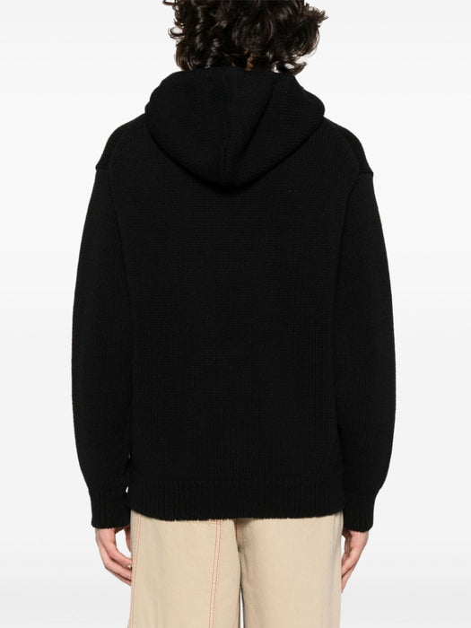 chunky-knit cotton hoodie FE58PU0113BE 99J KENZO 