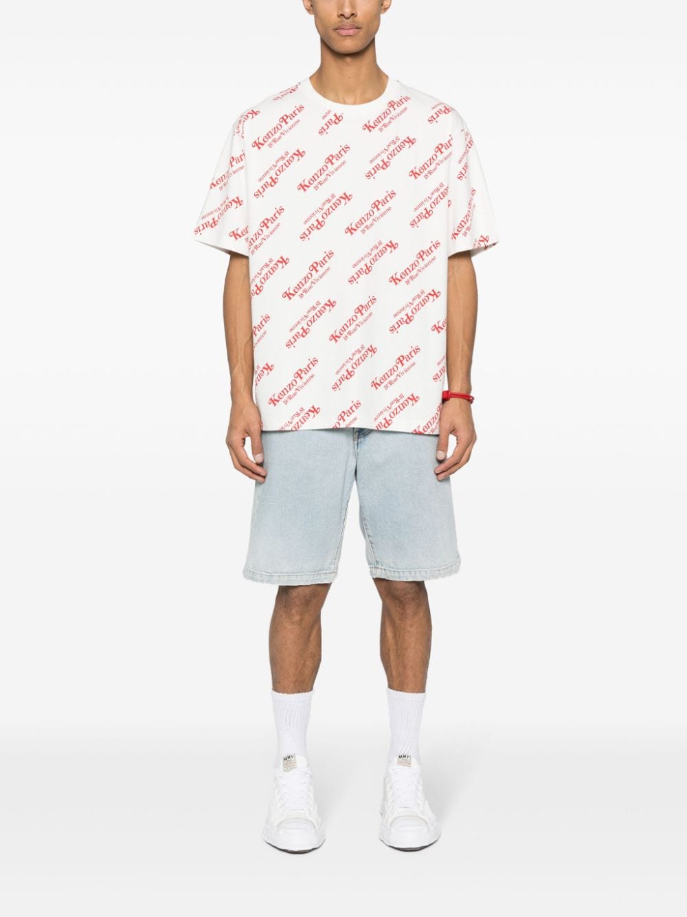 x Verdy logo-print T-shirt FE58TS0044SY 02 KENZO 