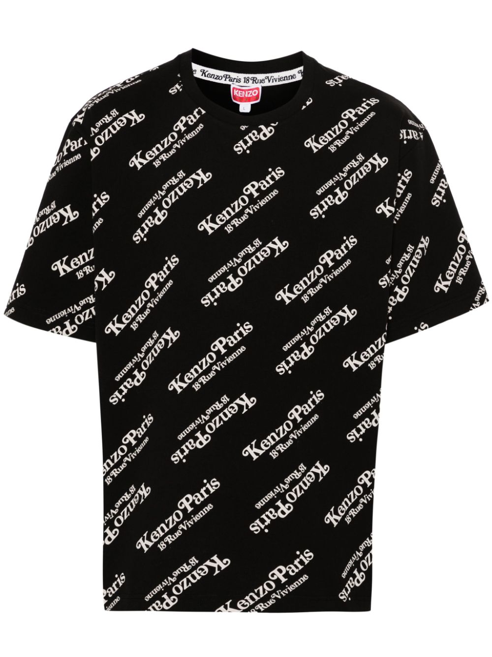 x Verdy logo-print T-shirt FE58TS0044SY 99J KENZO 