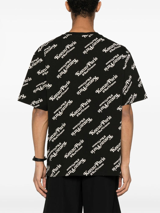 x Verdy logo-print T-shirt FE58TS0044SY 99J KENZO 