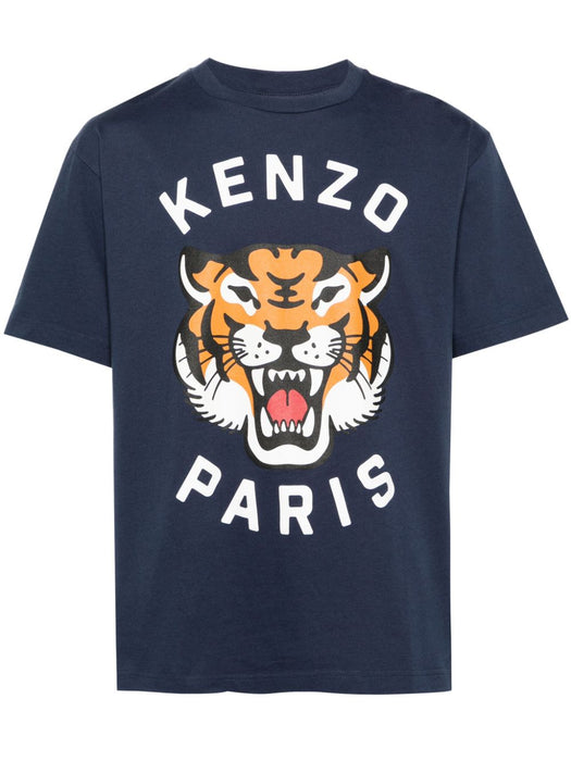 Lucky Tiger cotton T-shirt FE58TS0064SG 77 KENZO 