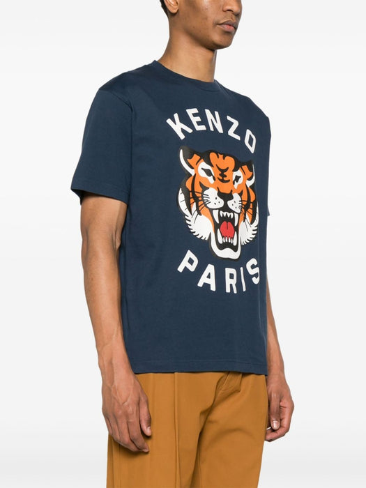 Lucky Tiger cotton T-shirt FE58TS0064SG 77 KENZO 