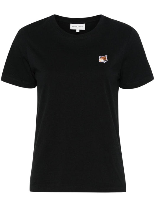 Fox-appliqué T-shirt LW00105KJ0008 P199 MAISON KITSUNE 