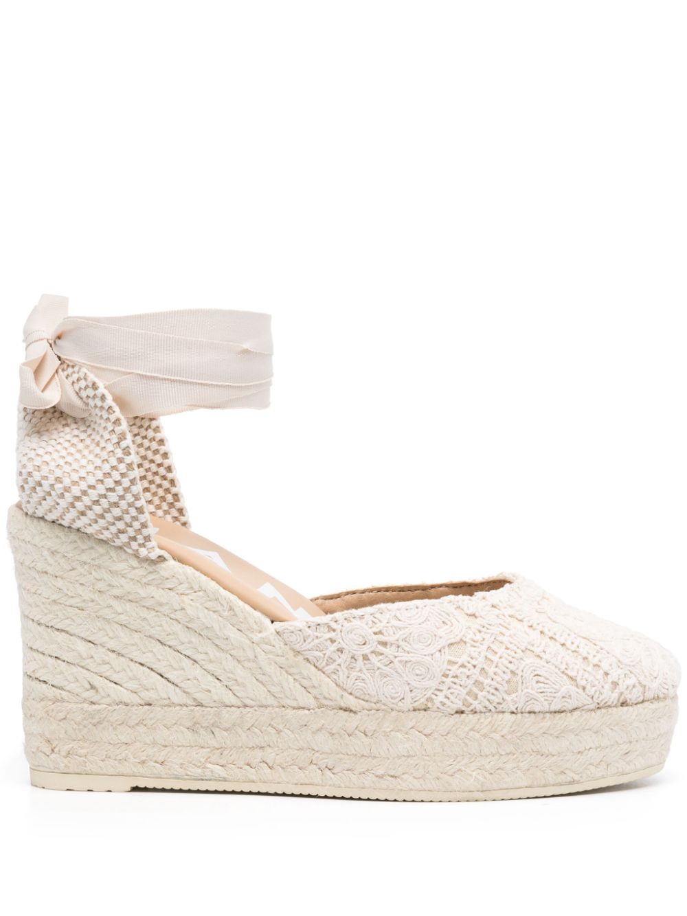 Yucatán 100mm wedge espadrilles G0.3WV NATURAL MANEBI 