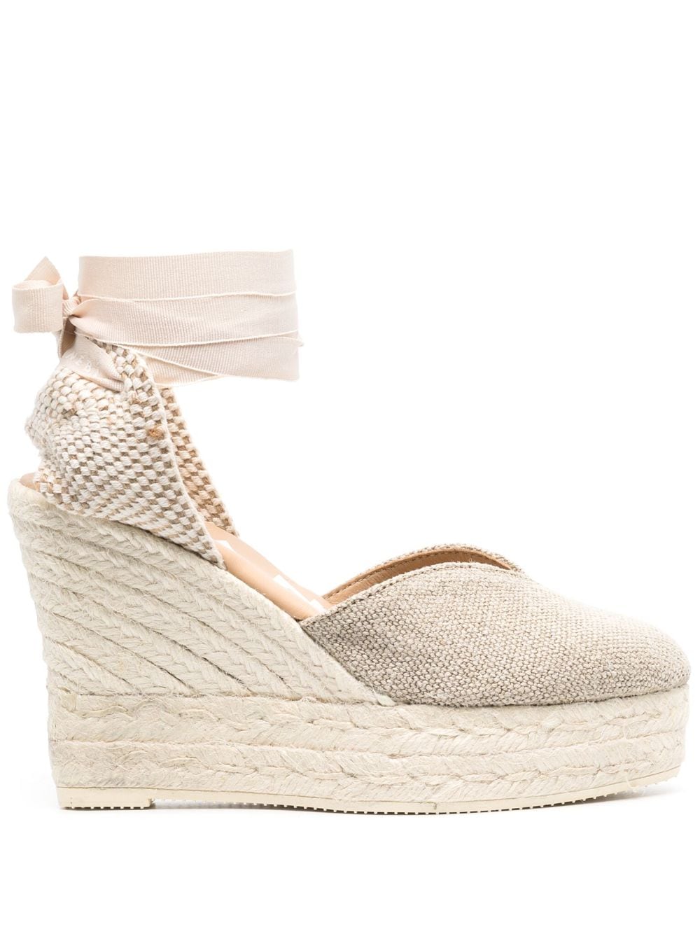 110mm ankle-strap wedge espadrilles O7.1WH NATURAL MANEBI 