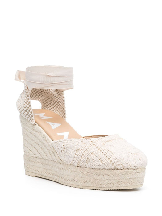 110mm ankle-strap wedge espadrilles O7.1WH NATURAL MANEBI 