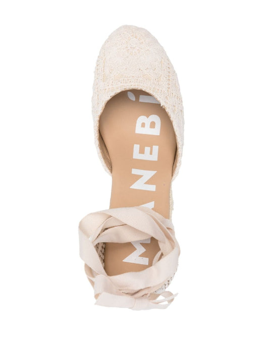 110mm ankle-strap wedge espadrilles O7.1WH NATURAL MANEBI 