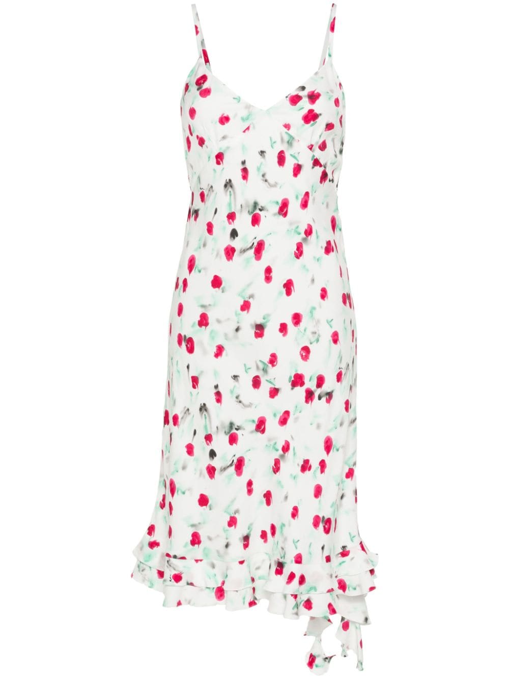 Reverie-print midi dress ABMA1166A0 UTVA12REW01 MARNI 