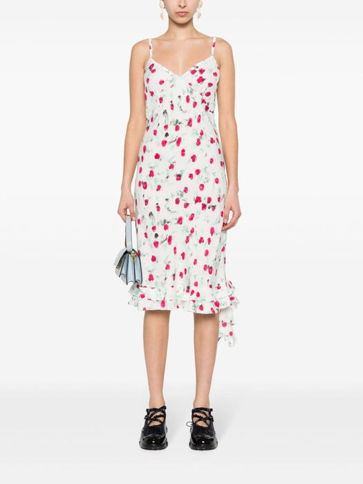 Reverie-print midi dress ABMA1166A0 UTVA12REW01 MARNI 