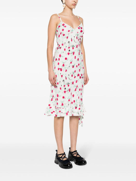 Reverie-print midi dress ABMA1166A0 UTVA12REW01 MARNI 