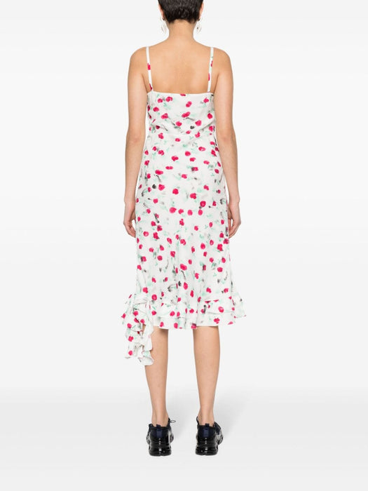 Reverie-print midi dress ABMA1166A0 UTVA12REW01 MARNI 