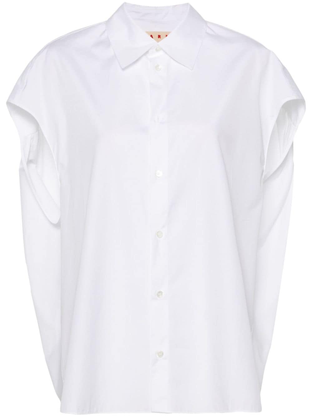 poplin sleeveless shirt CAMA0565X0 UTC22300W01 MARNI 