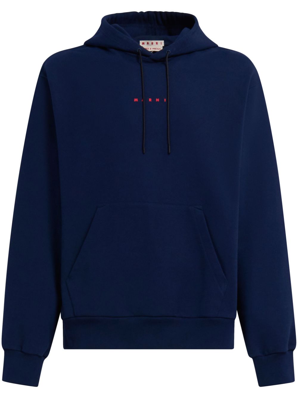 logo-print cotton hoodie FUMU0073P8 USCU87LOB95 MARNI 