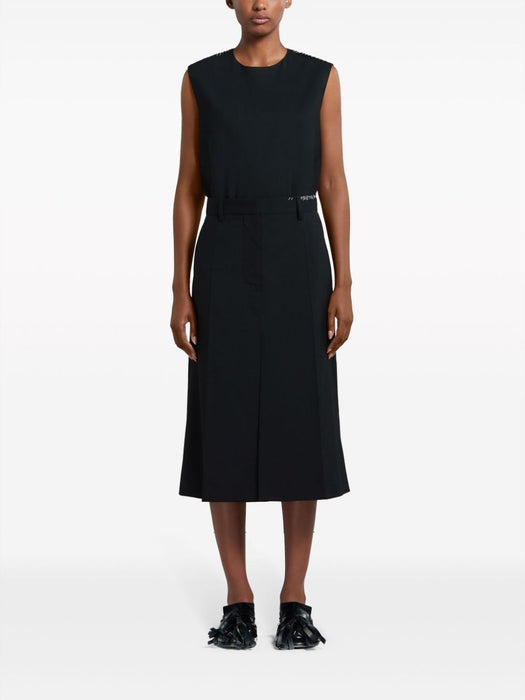 virgin wool midi skirt GOMA0599SU TW83900N99 MARNI 