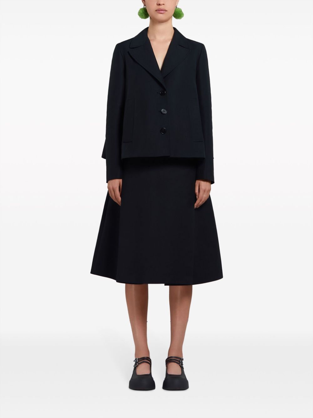 A-line cotton midi skirt GOMA0600A0 TCX2800N99 MARNI 