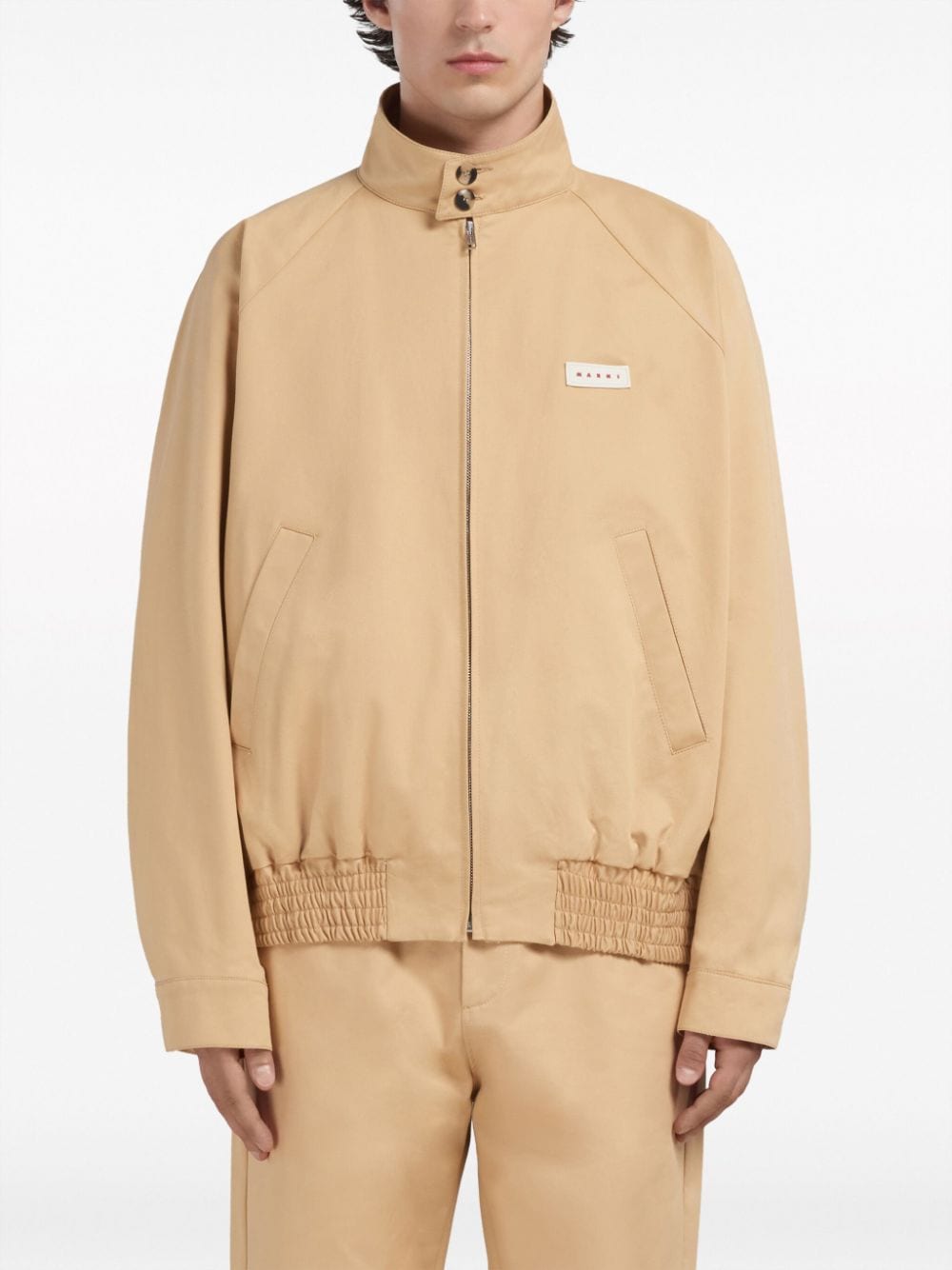 logo-patch cotton bomber jacket JUMU0155UX UTC31100W29 MARNI 