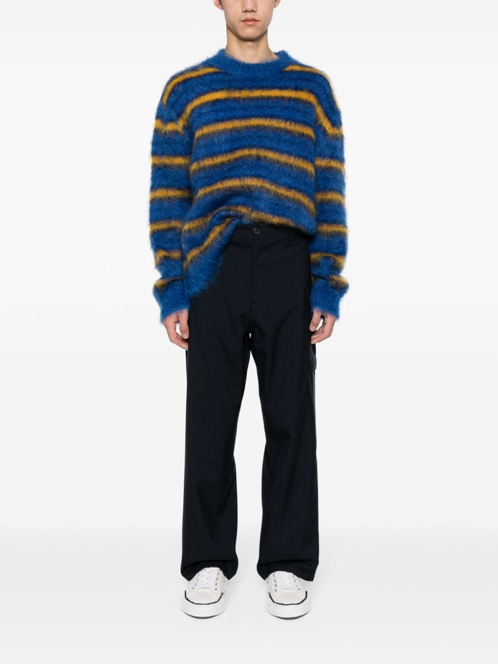 straight-leg wool trousers PUMU0095U1 TW83900B99 MARNI 