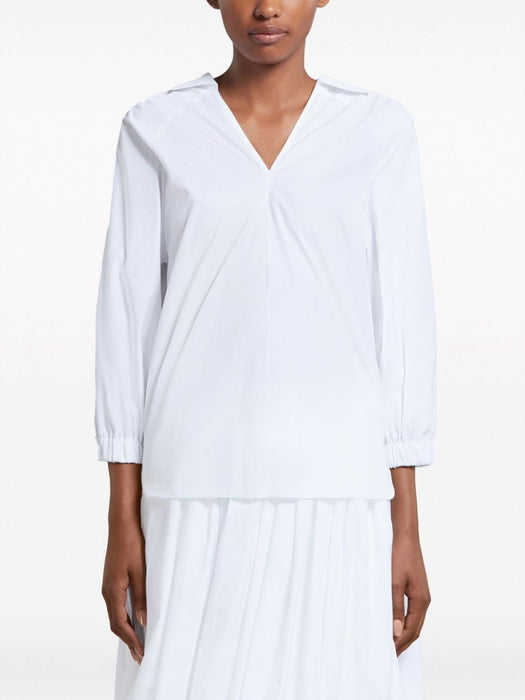 V-neck cotton blouse TTMA0226X0 UTC22300W01 MARNI 