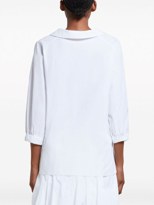 V-neck cotton blouse TTMA0226X0 UTC22300W01 MARNI 