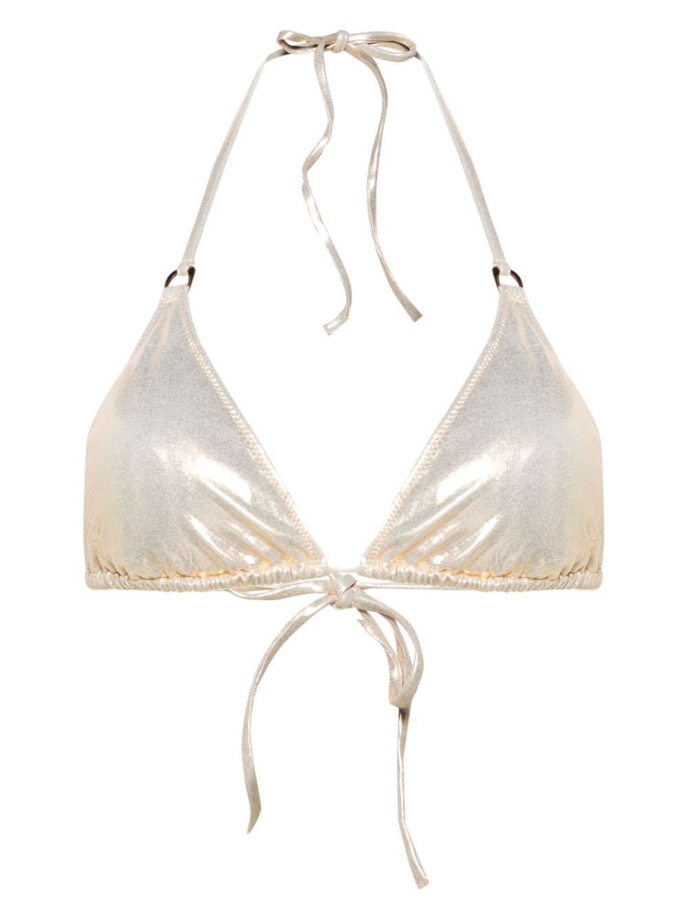 Key West metallic bikini top KEYWESTTOPCR GOLD MELISSA ODABASH 