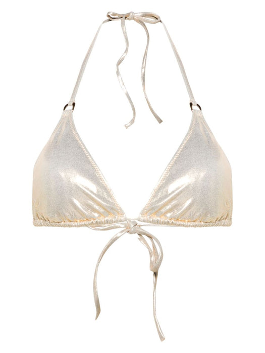 Key West metallic bikini top KEYWESTTOPCR GOLD MELISSA ODABASH 