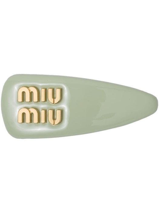 logo-lettering hair clip 5IF092 069F0934 MIU MIU 