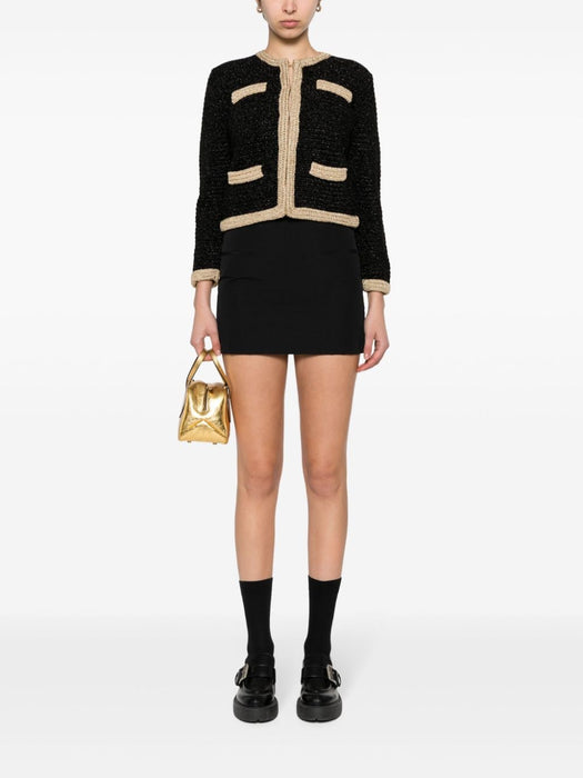 lamé crochet cardigan MMF842 S OOO 1386F0002 MIU MIU 