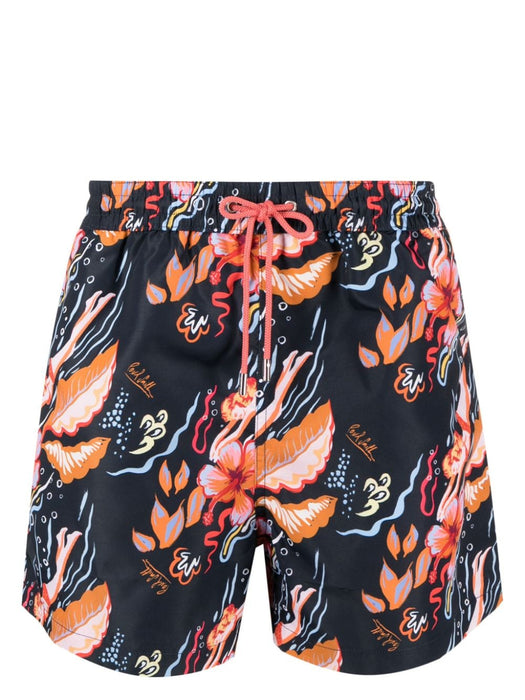 Hawaii floral-printed swimming shorts M1A239BM41428 47 PAUL SMITH 