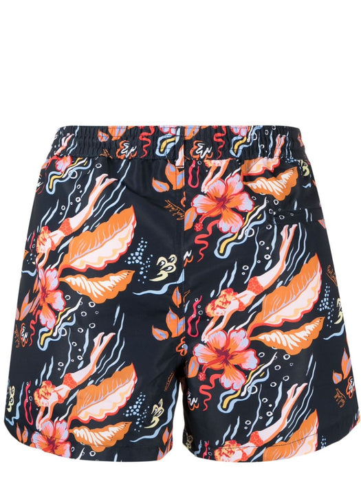 Hawaii floral-printed swimming shorts M1A239BM41428 47 PAUL SMITH 