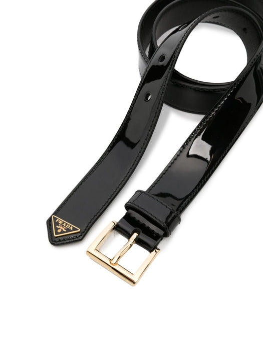 logo-plaque patent leather belt 1CC573 069F0002 PRADA 