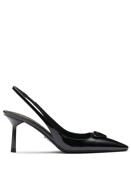 55m patent leather slingback pumps 1I901M F A075 JHRF0002 PRADA 