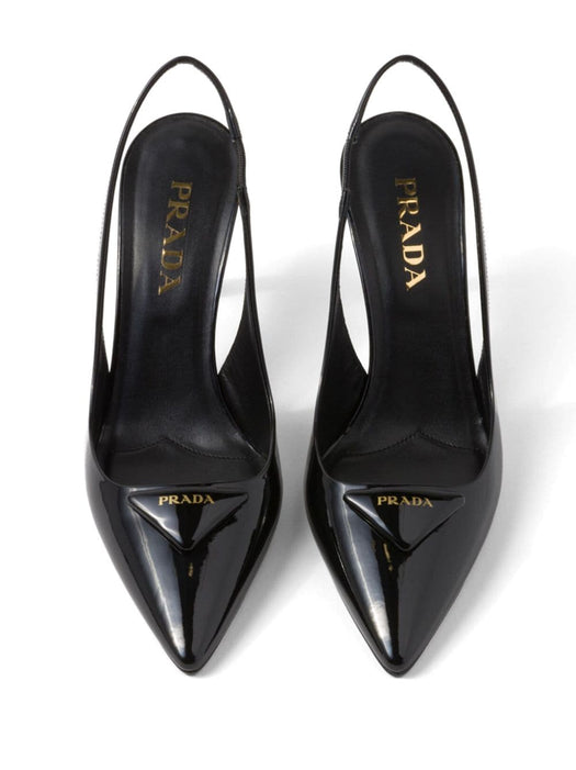 55m patent leather slingback pumps 1I901M F A075 JHRF0002 PRADA 