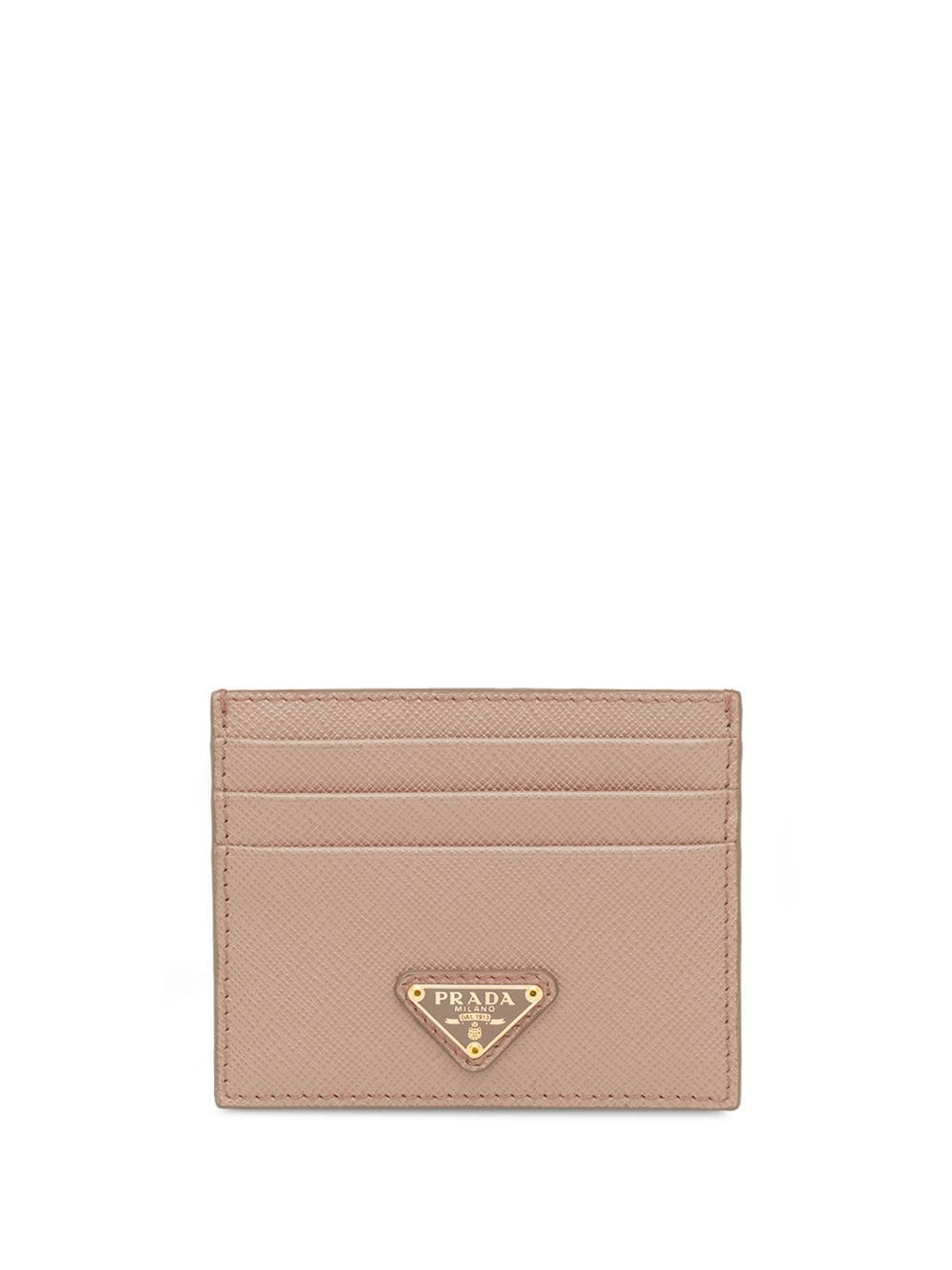 logo plaque card holder 1MC025 QHHF0236 PRADA 