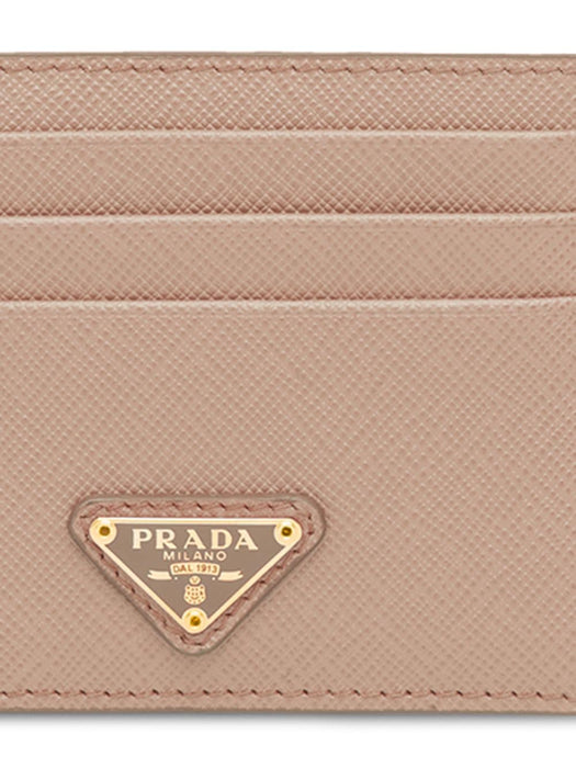logo plaque card holder 1MC025 QHHF0236 PRADA 