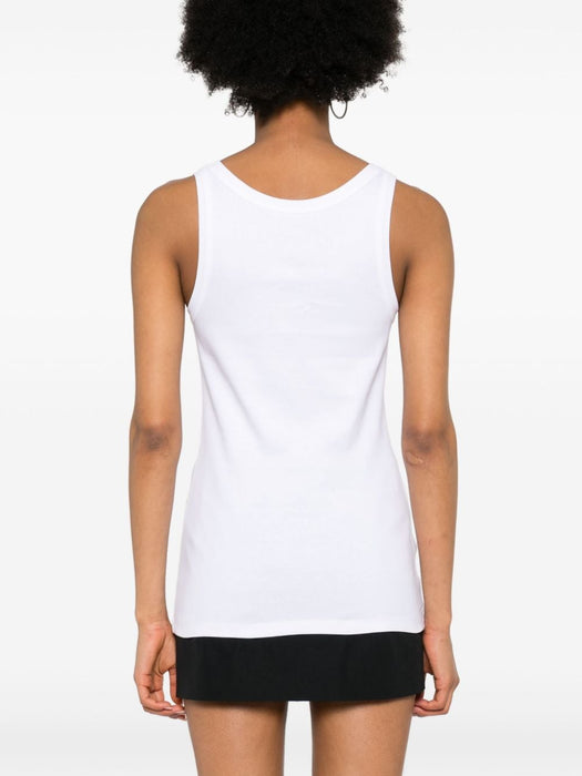 triangle-logo eyelets tank top 39546R S OOO 1424F0009 PRADA 